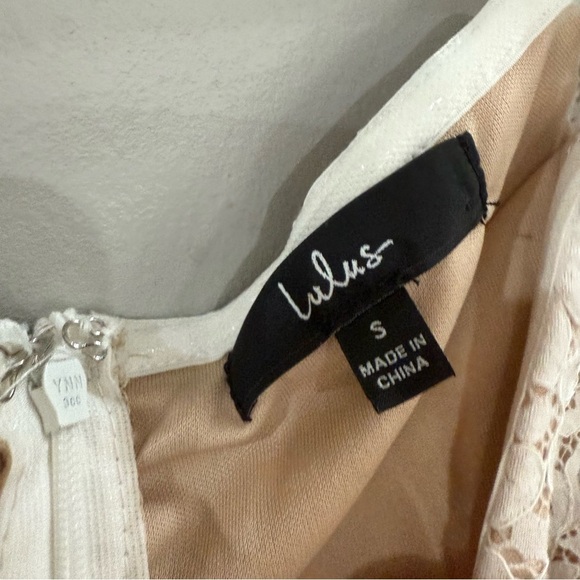 Lulus Dress Absolutely Stunning Midi in White Lace - Picture 5 of 8